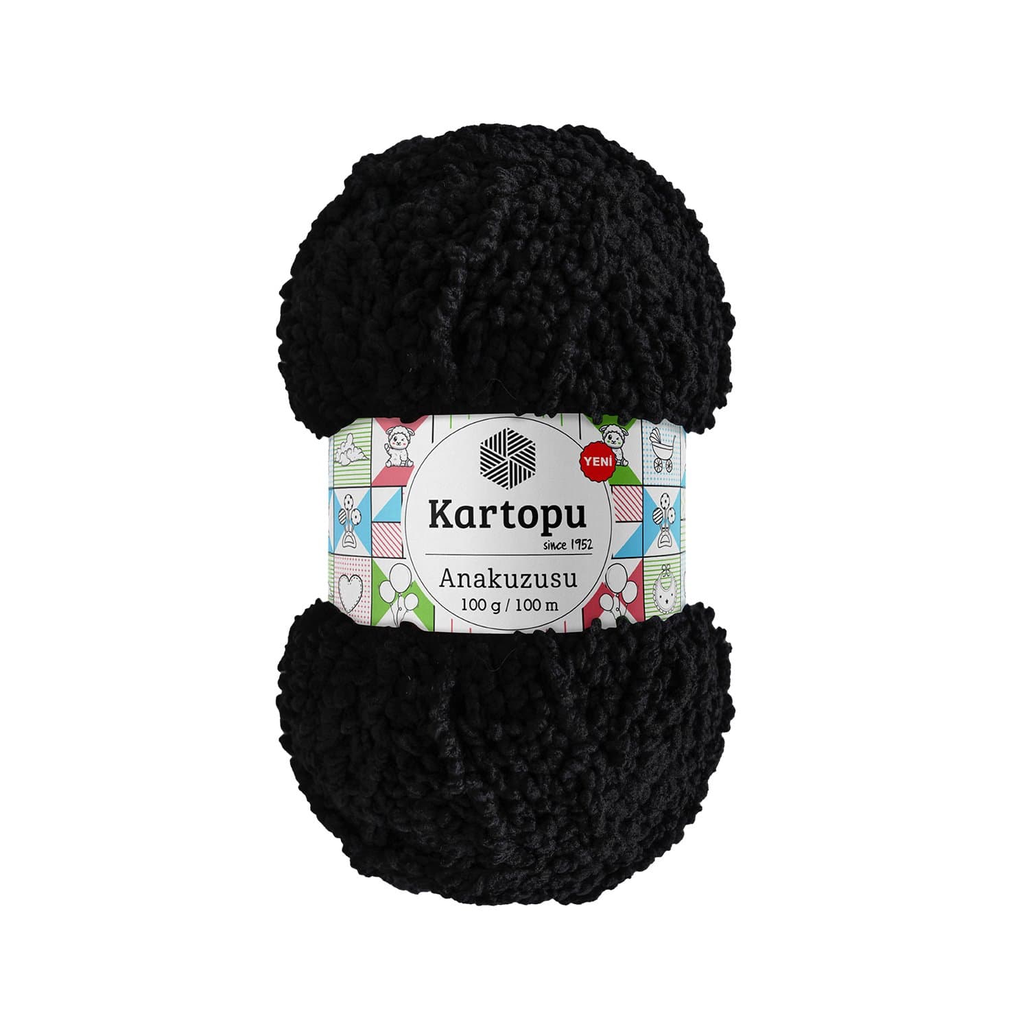 Kartopu Anakuzusu K940 Siyah Kadife İp