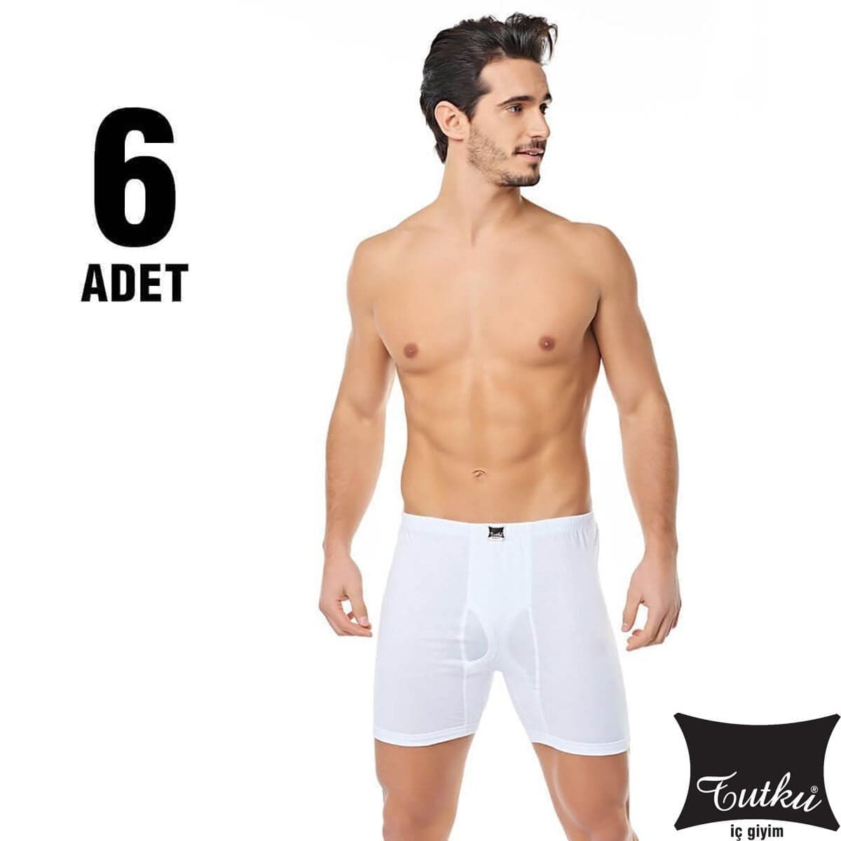 Tutku 0109 Erkek Renkli Kom Slip Külot 12'li