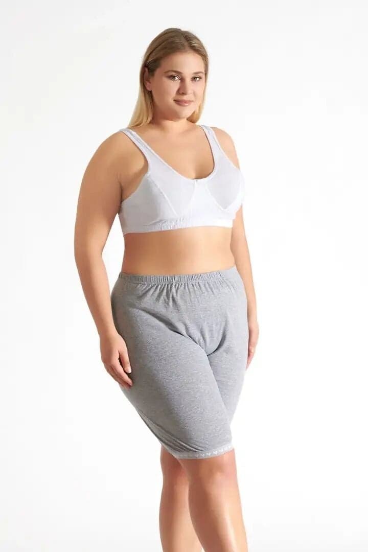Tutku 0924 Beyaz Bayan Likralı Bato Külot 12'li