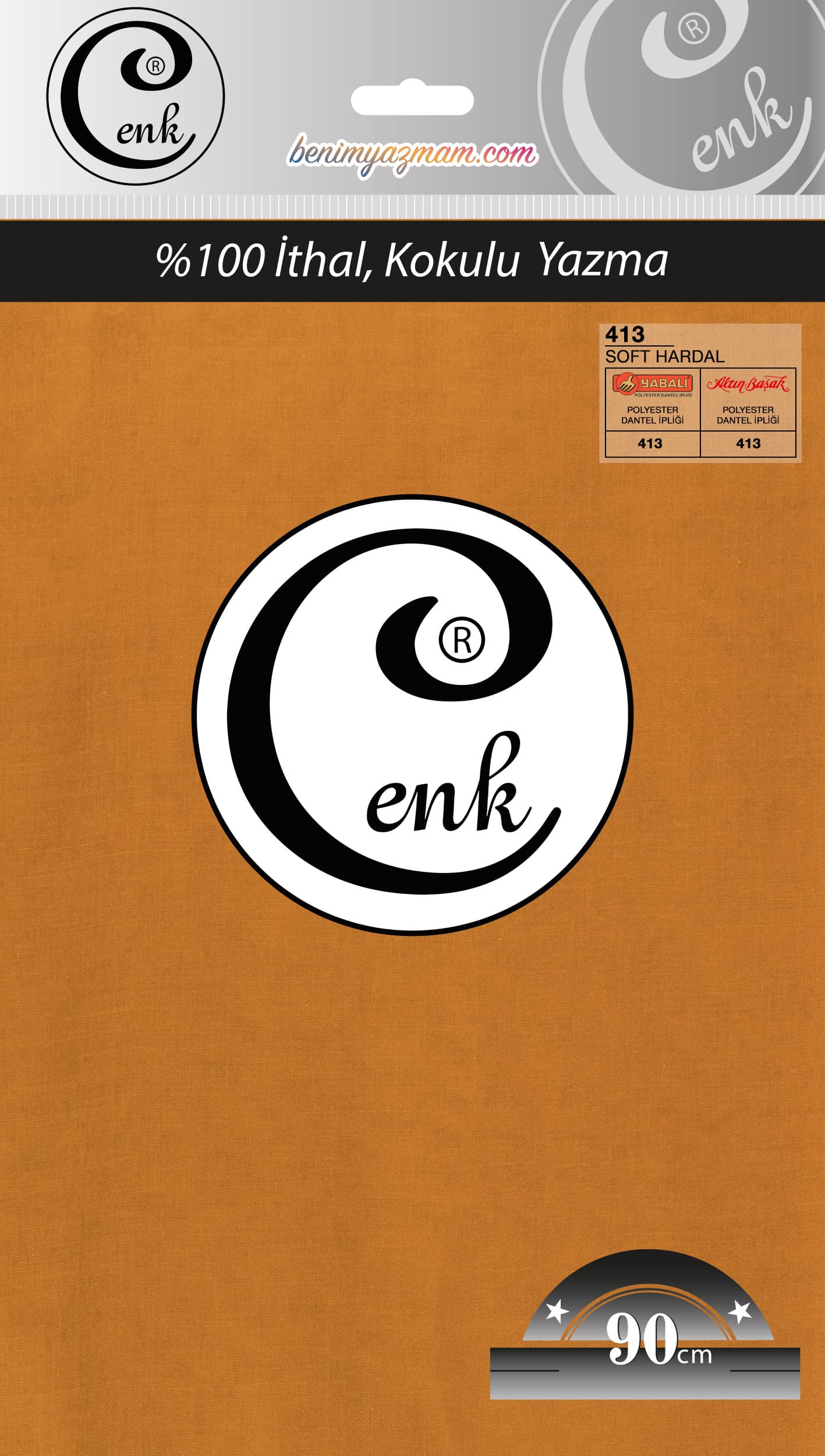 CENK YAZMA 90cm SOFT HARDAL TEKLİ POŞET YAZMA (302-413)