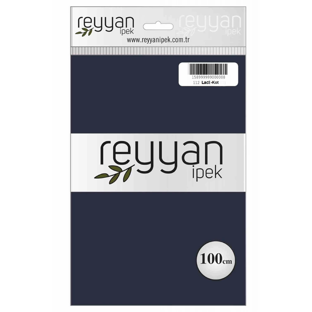 Reyyan İpek Düz Renk Oyalık Yazma Reyyan 112 Laci Koyu