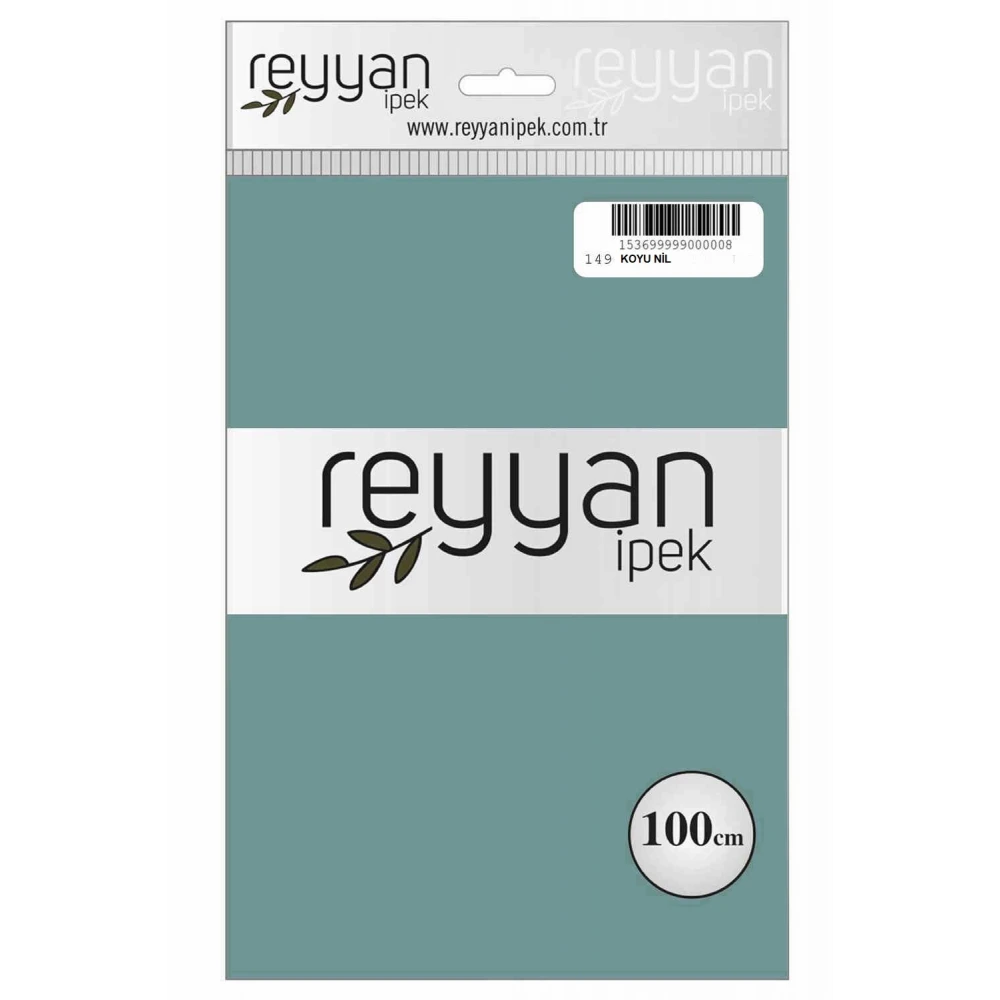 Reyyan İpek Düz Renk Oyalık Yazma Reyyan 149 Koyu Nil