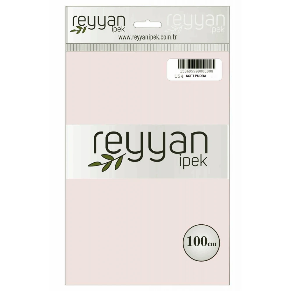 Reyyan İpek Düz Renk Oyalık Yazma Reyyan 154 Soft Pudra