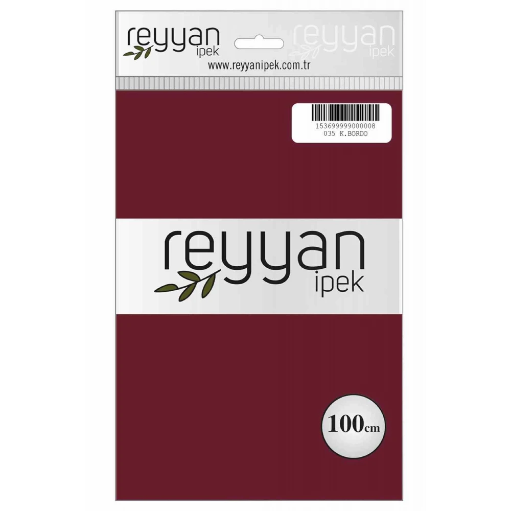 Reyyan İpek Düz Renk Oyalık Yazma Reyyan 134 Bitter Koyu 1563
