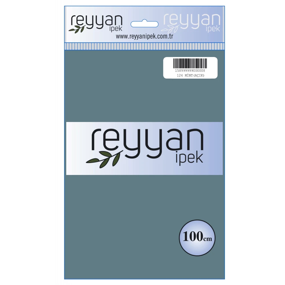 Reyyan İpek Düz Renk Oyalık Yazma Reyyan 124 Mint Acik