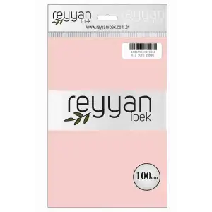 Reyyan İpek 100 cm Düz Poşetli Yazma Soft Pembe 012