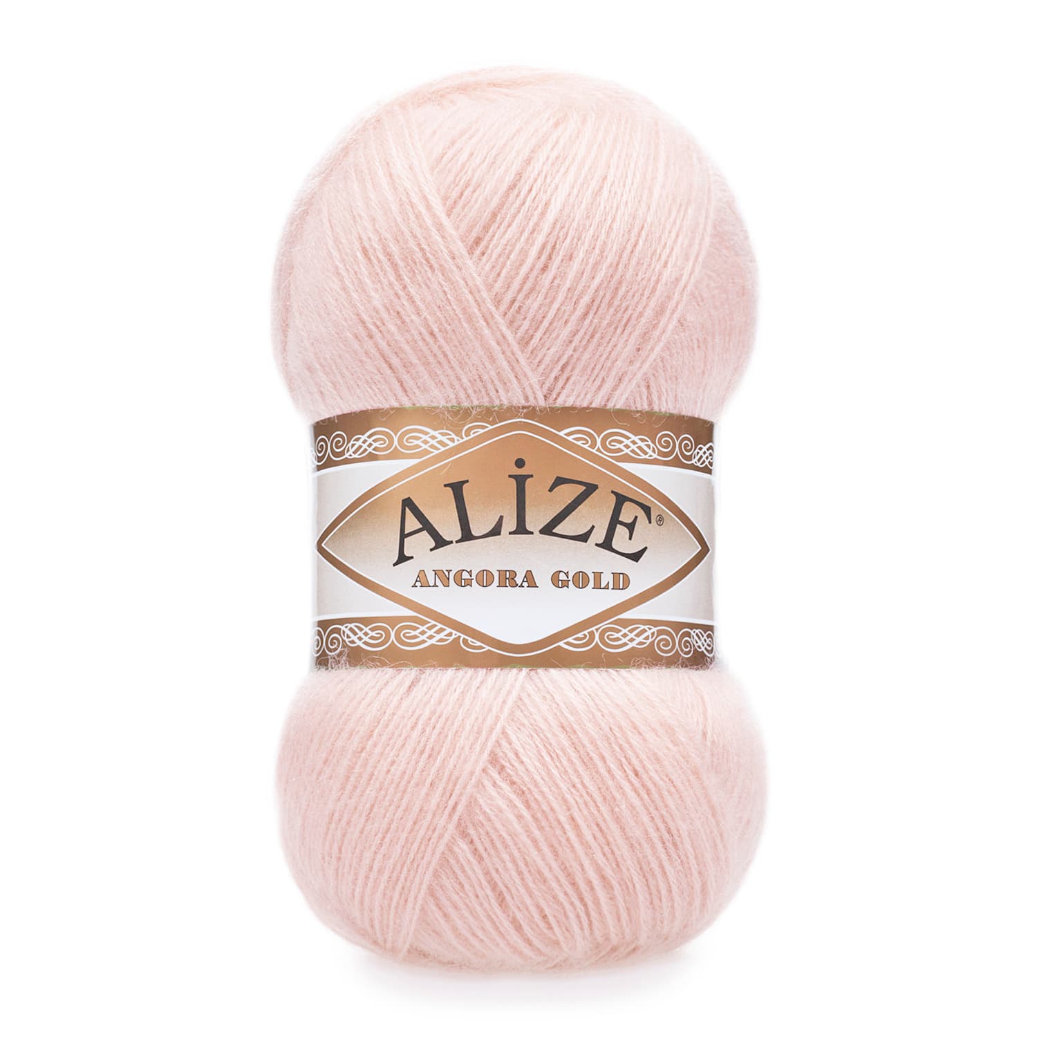 Alize Angora Gold 271 Açık Pembe Yelek ve Şal İpi