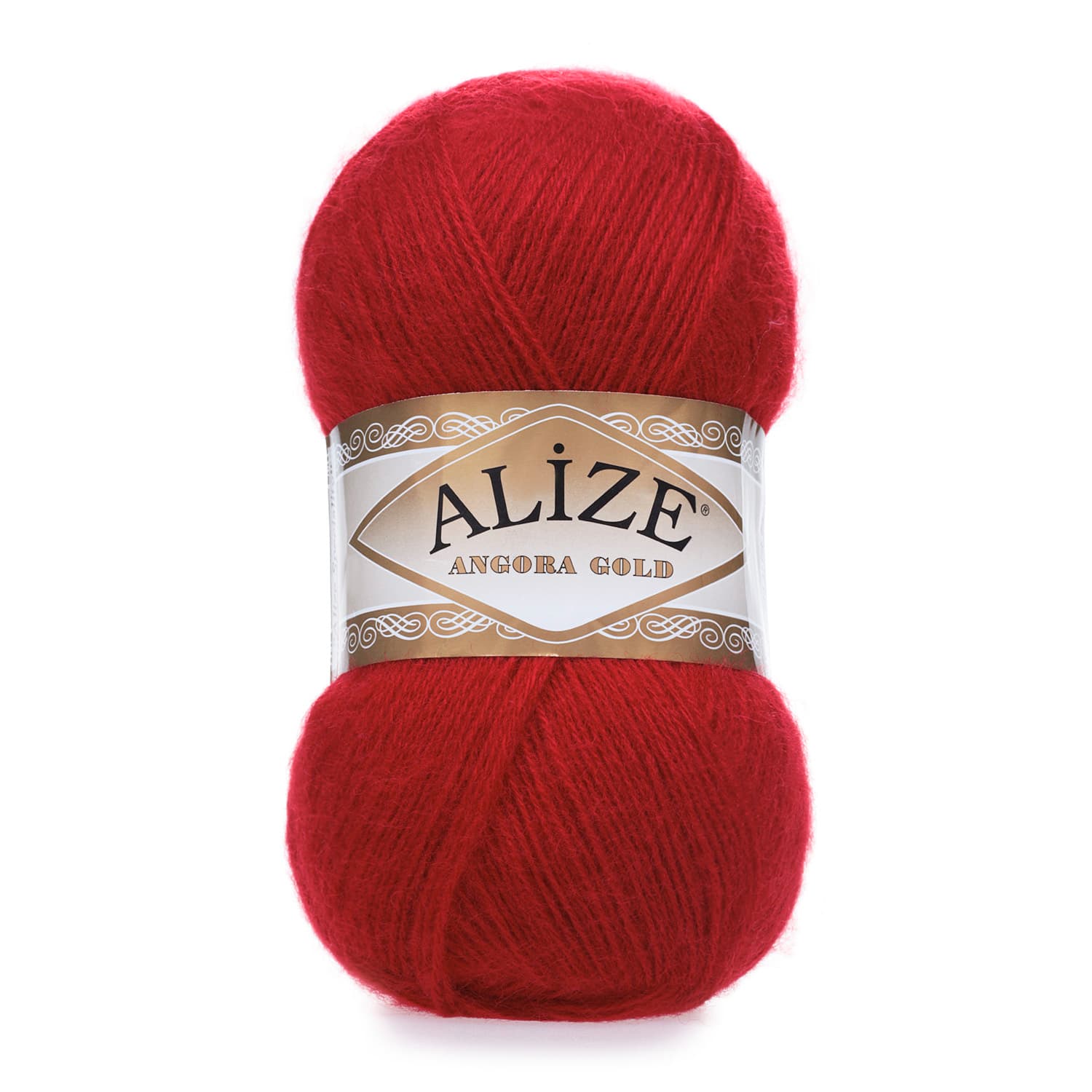 Alize Angora Gold 106 Kırmızı Yelek ve Şal İpi