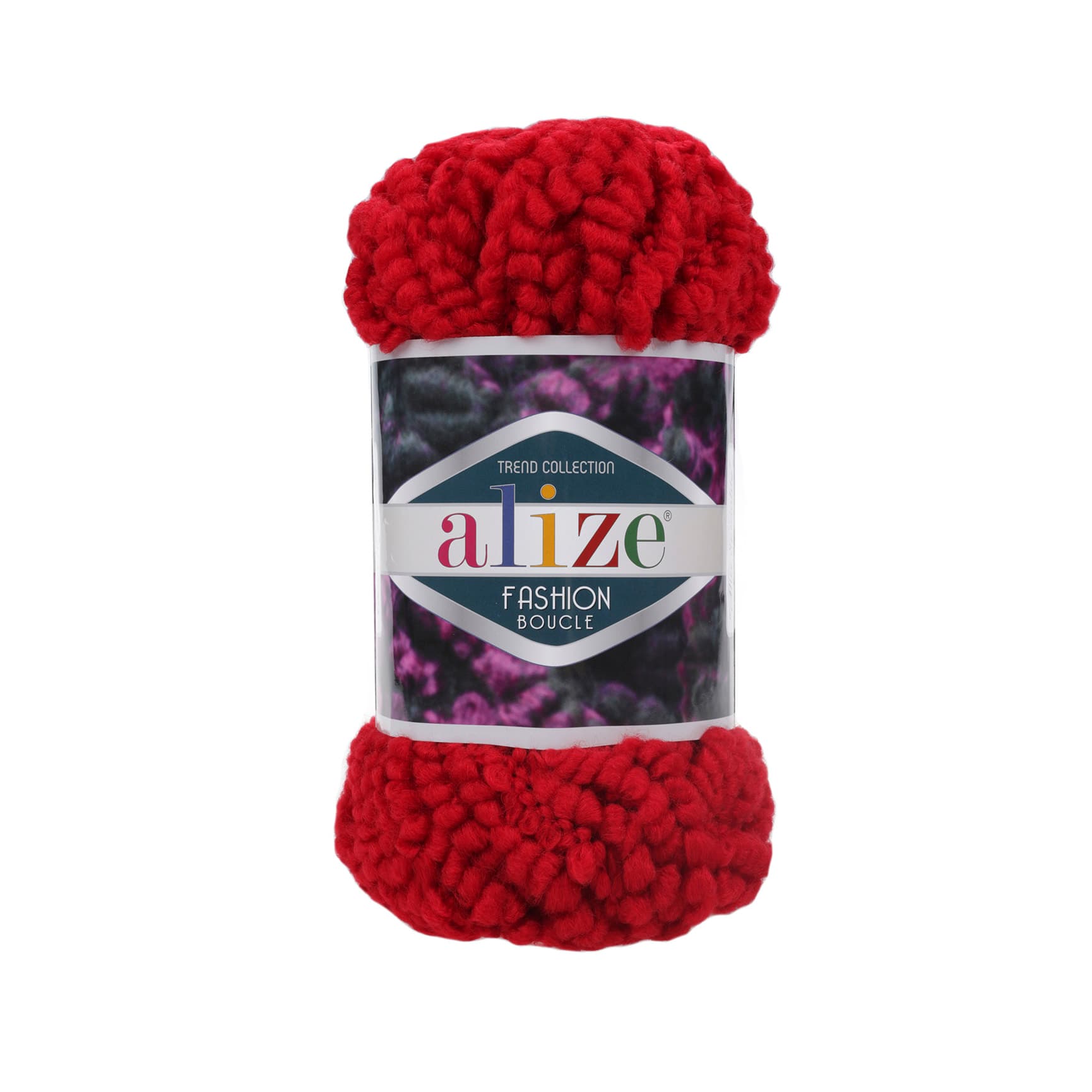 Alize Fashion Boucle 56 Kırmızı Örgü İpi