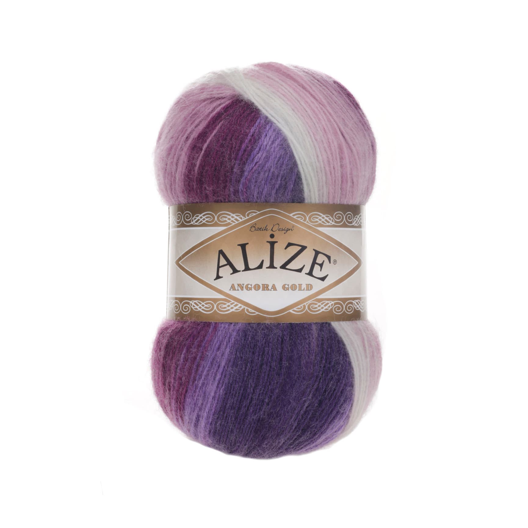 Alize Angora Gold Batik 2630 Yelek ve Şal İpi