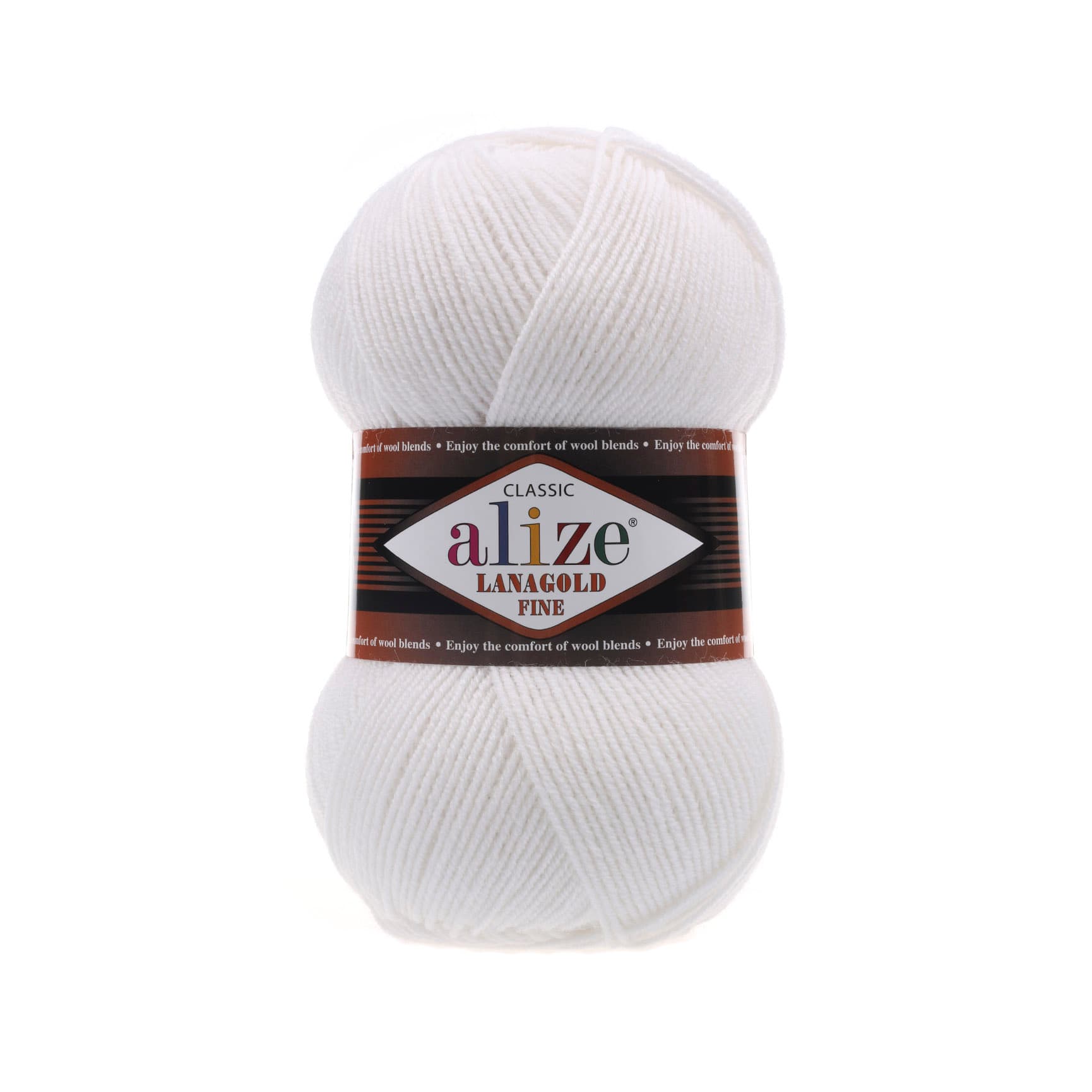 Alize Lanagold Fine 55 Beyaz Kışlık İp