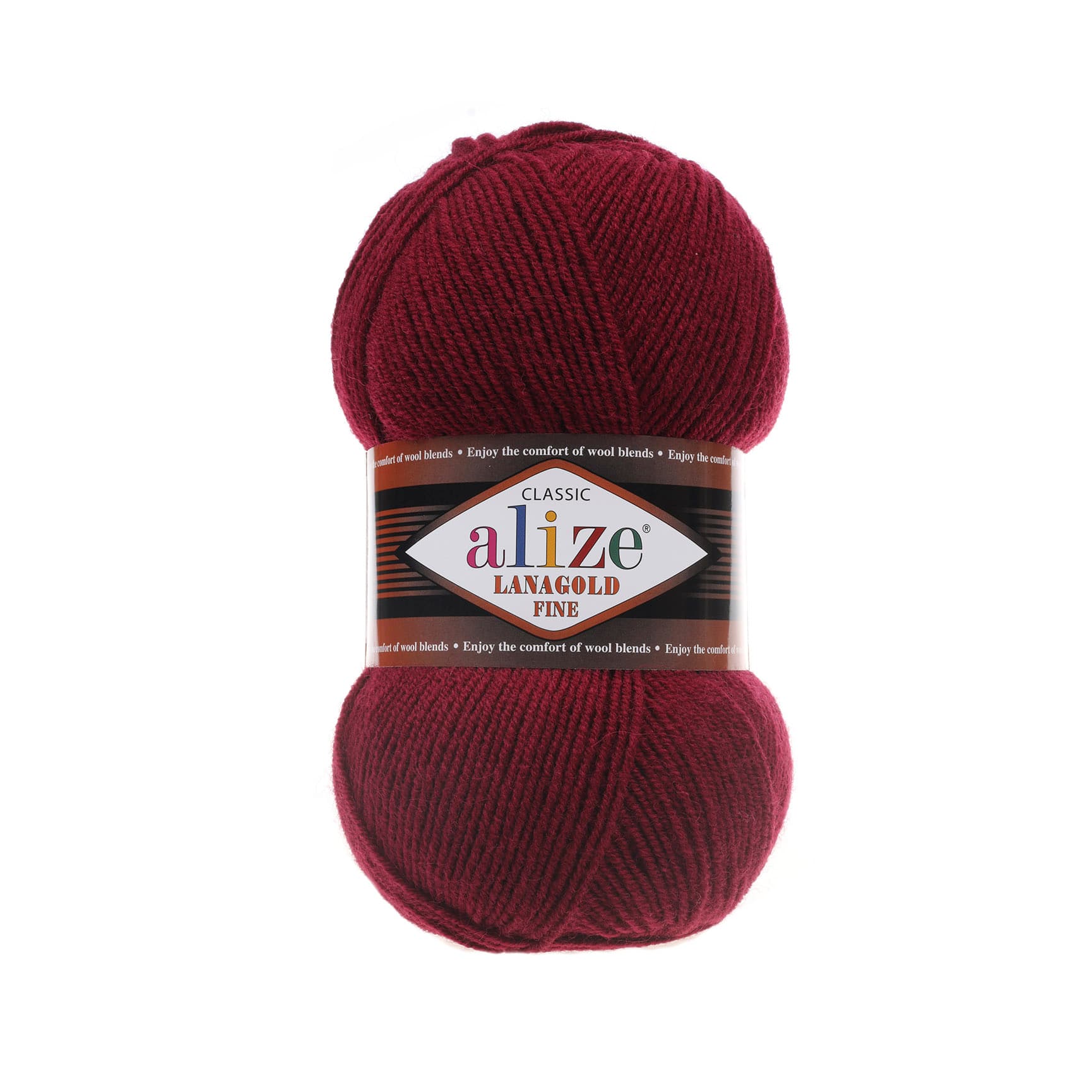 Alize Lanagold Fine 57 Bordo Kışlık İp