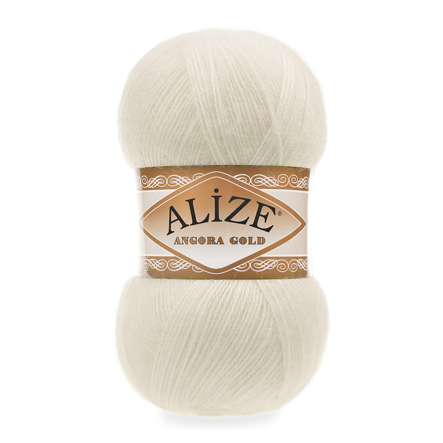 Alize Angora Gold 1 Krem Yelek ve Şal İpi