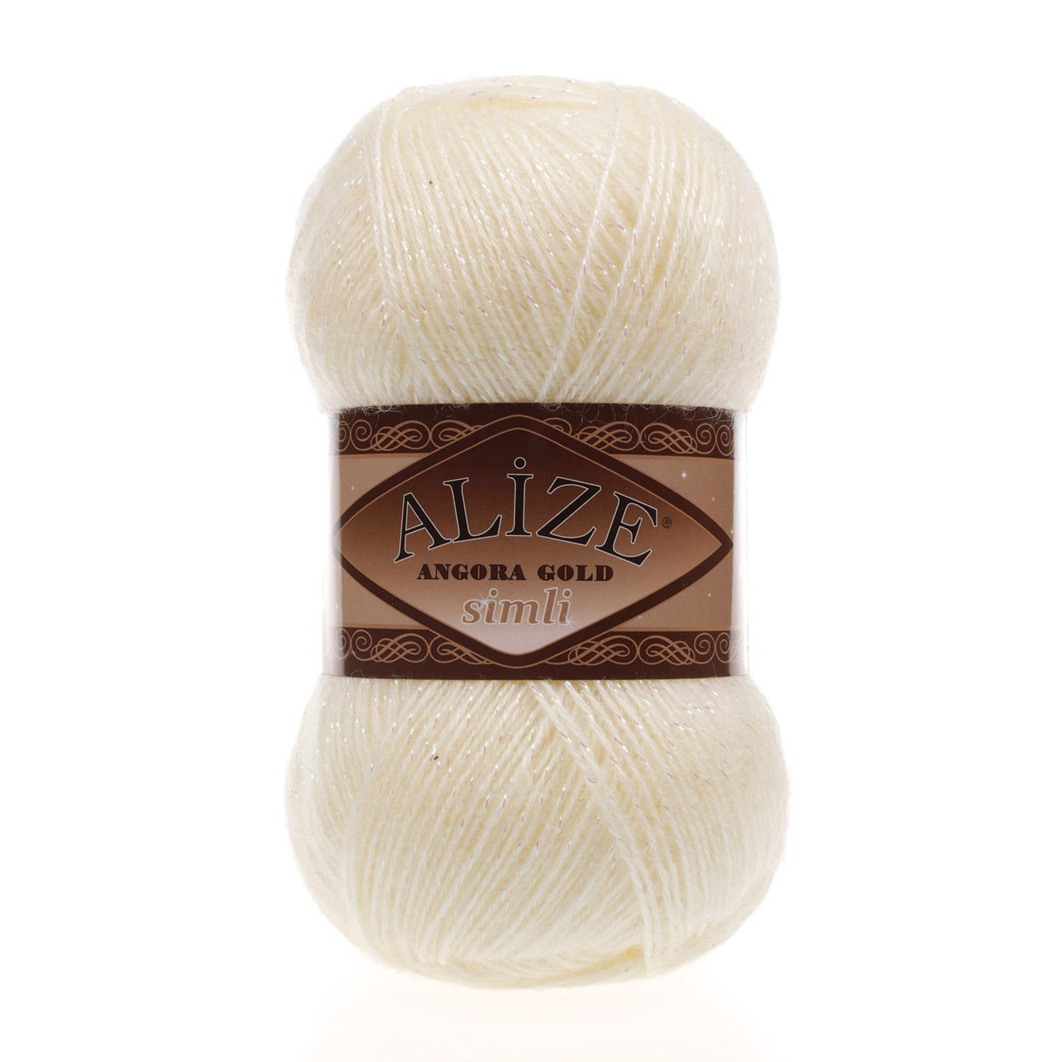Alize Angora Gold Simli 67 Taş Yelek ve Şal İpi