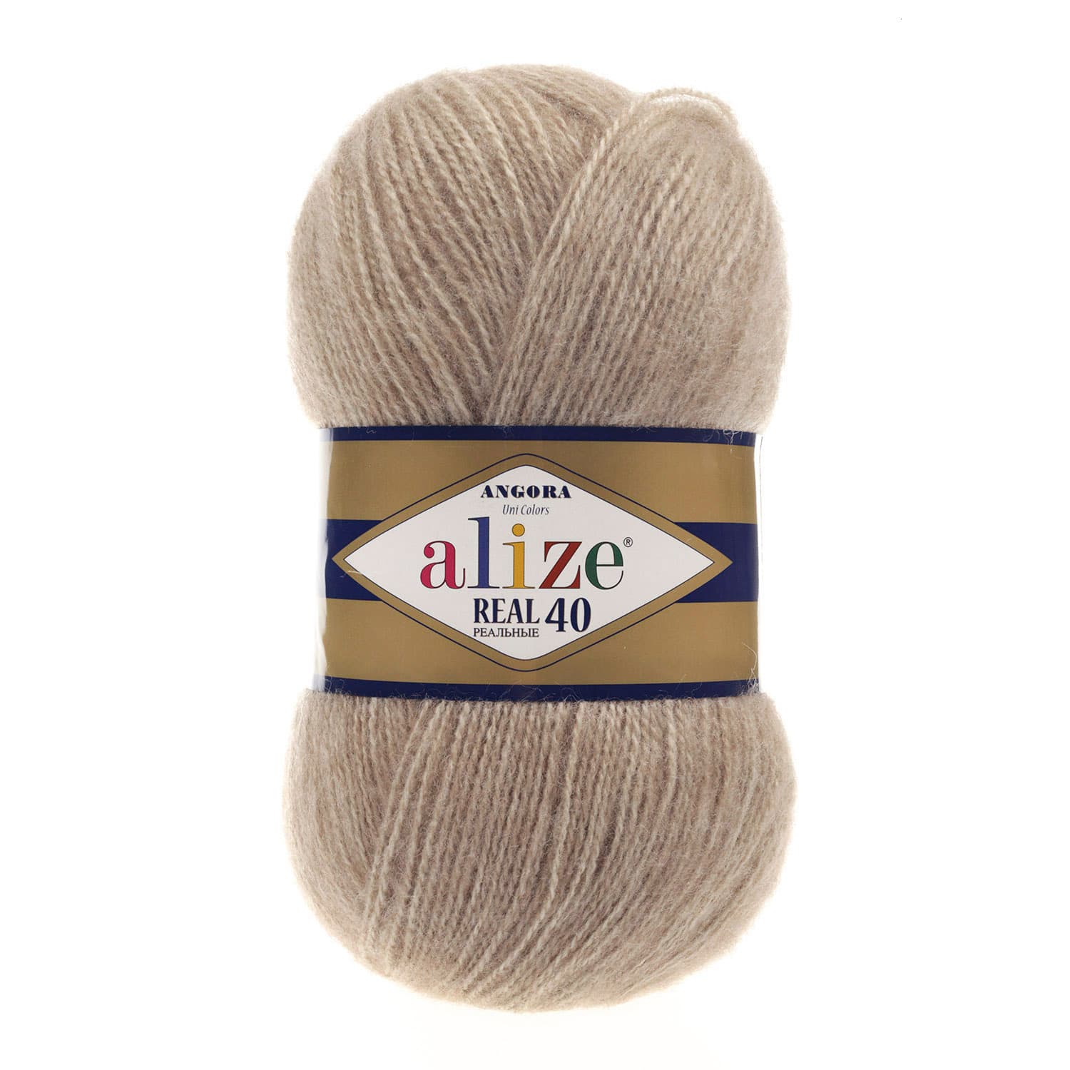 Alize Angora Real 40 152 Bej Yelek ve Şal İpi