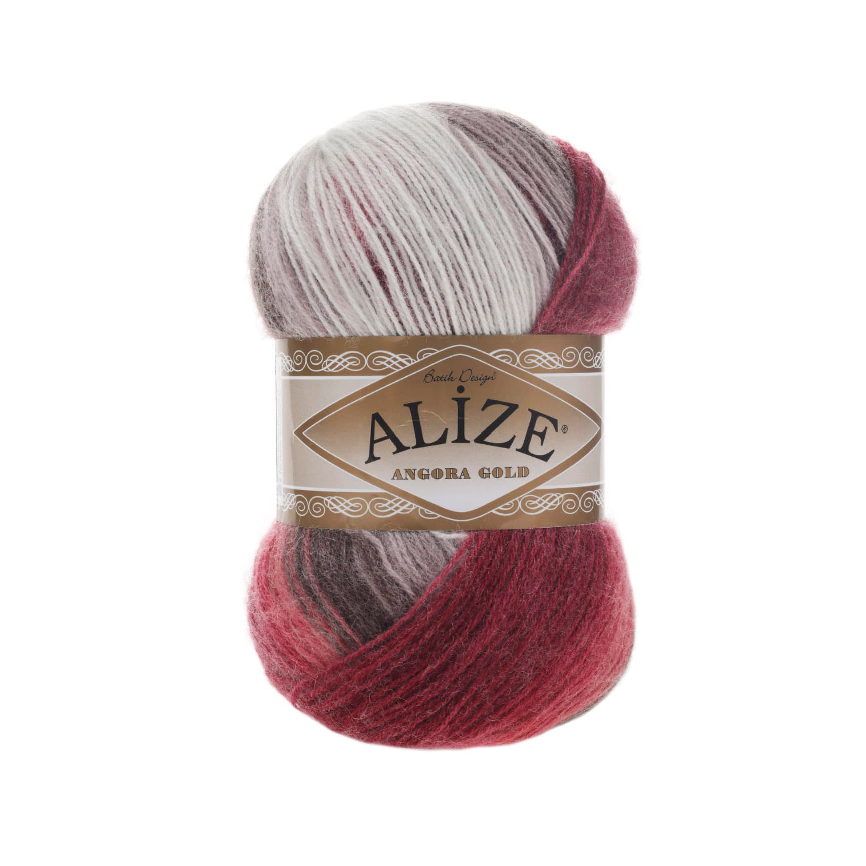 Alize Angora Gold Batik 1984 Yelek ve Şal İpi