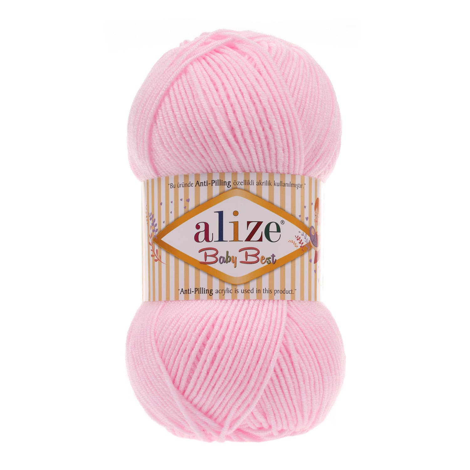 Alize Baby Best 185 Toz Pembe Bebe Yünü