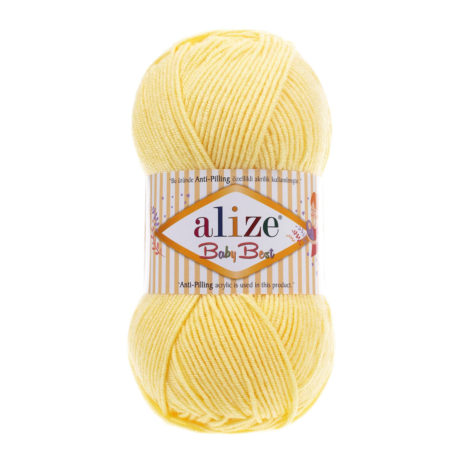 Alize Baby Best 250 Açık Sarı Bebe Yünü