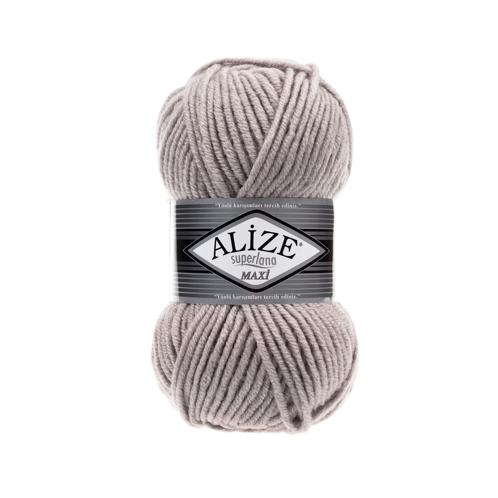 Alize Superlana Maxi 652 Duman Yünlü Örgü İpi