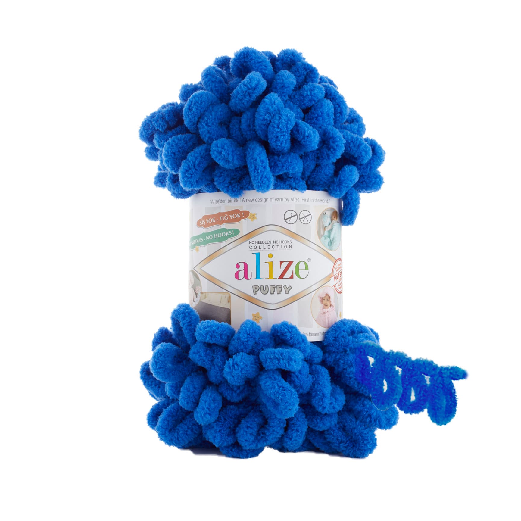 Alize Puffy 141 Saks Elle Örülen Örgü İpi