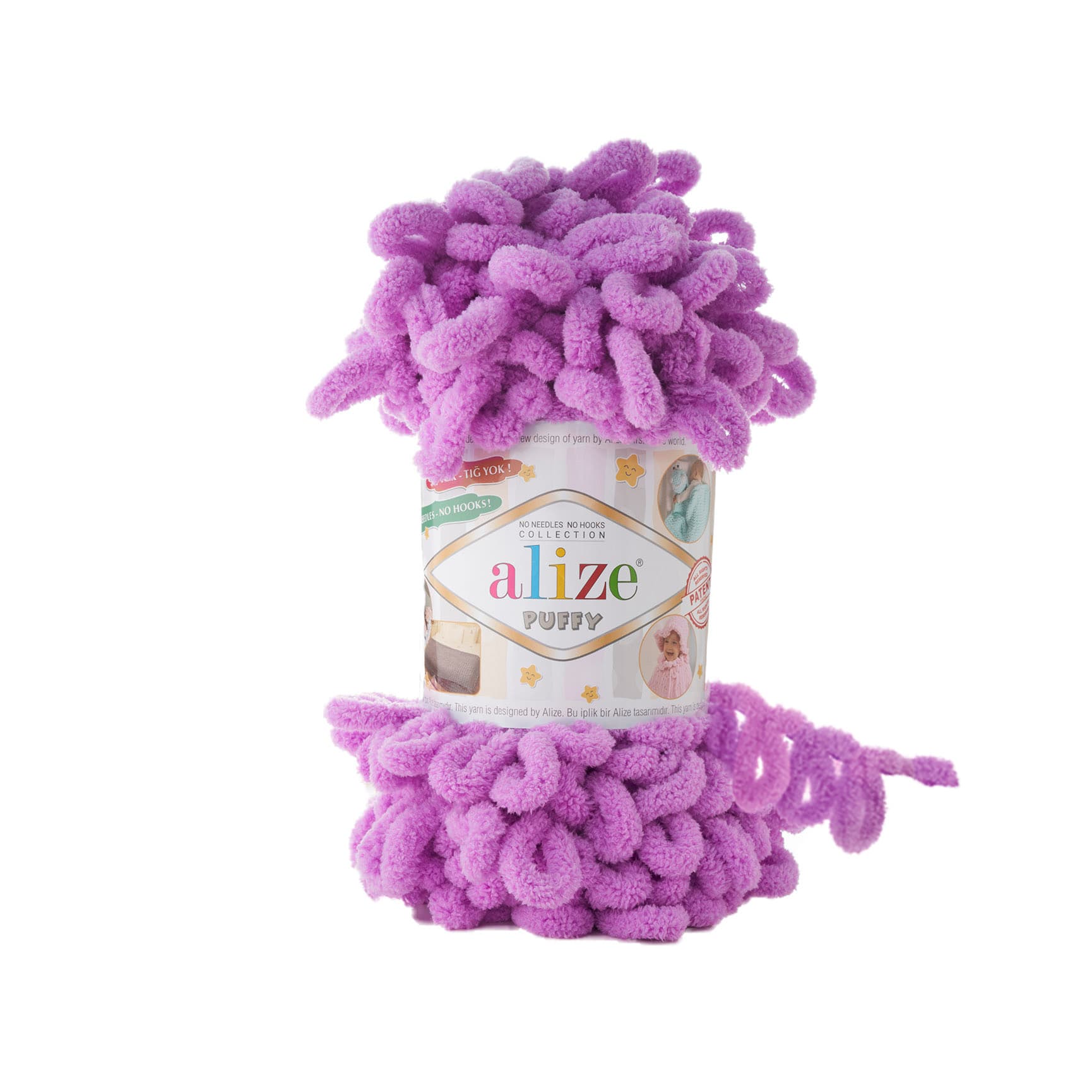 Alize Puffy 378 Orkide Elle Örülen Örgü İpi