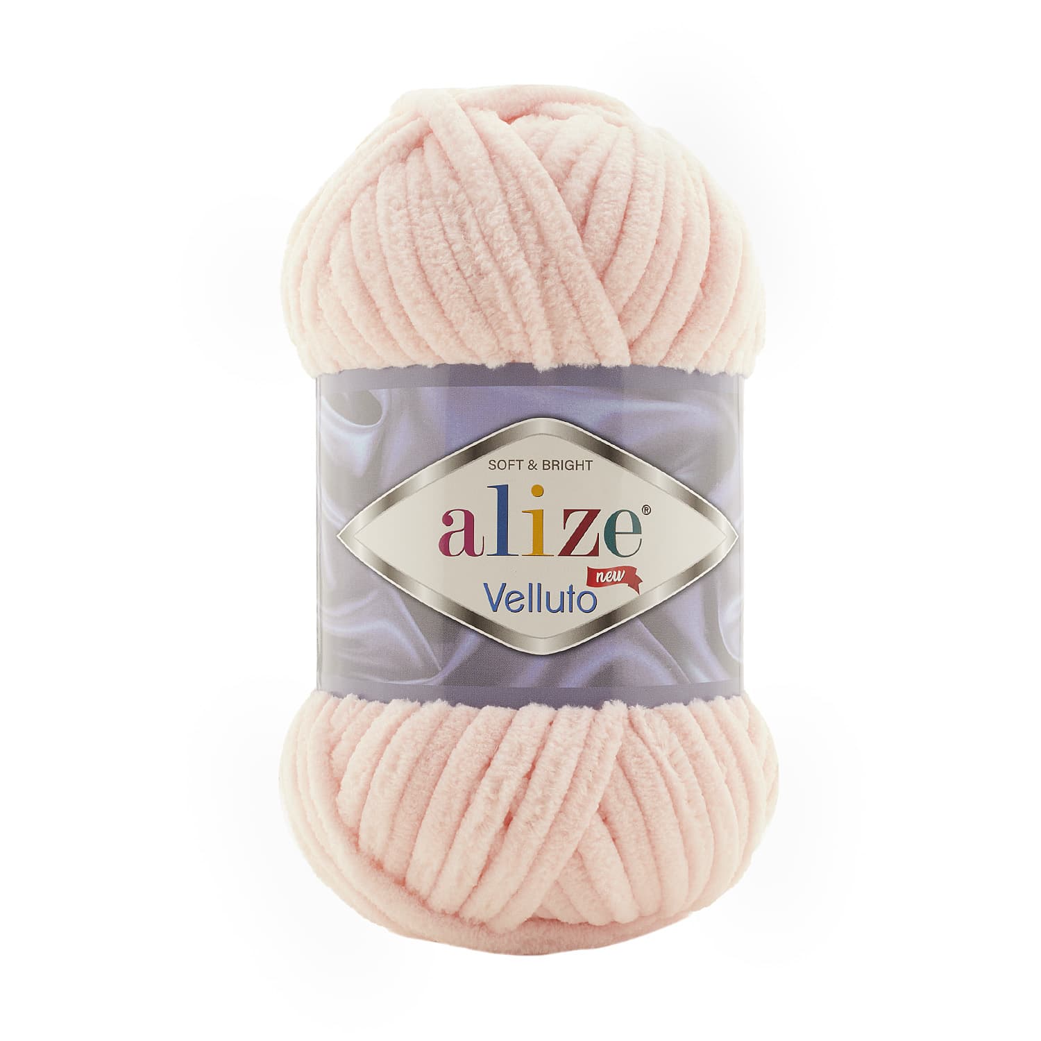 Alize Velluto 340 Pudra Pembe Kalın Kadife İp
