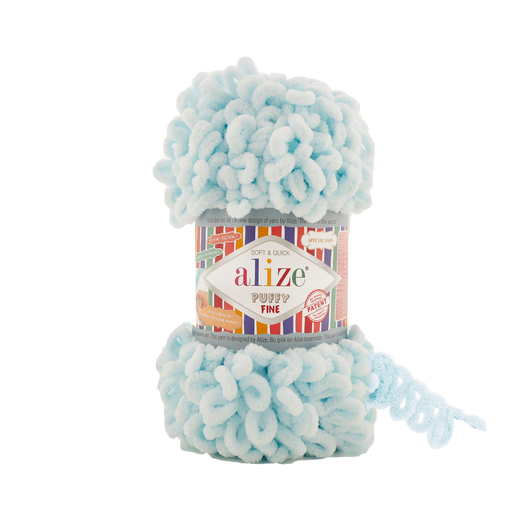 Alize Puffy Fine 522 Elle Örülen Örgü İpi