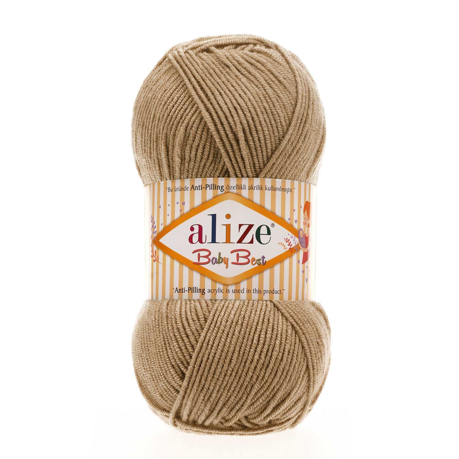 Alize Baby Best 368 Sütlü Kahve Bebe Yünü