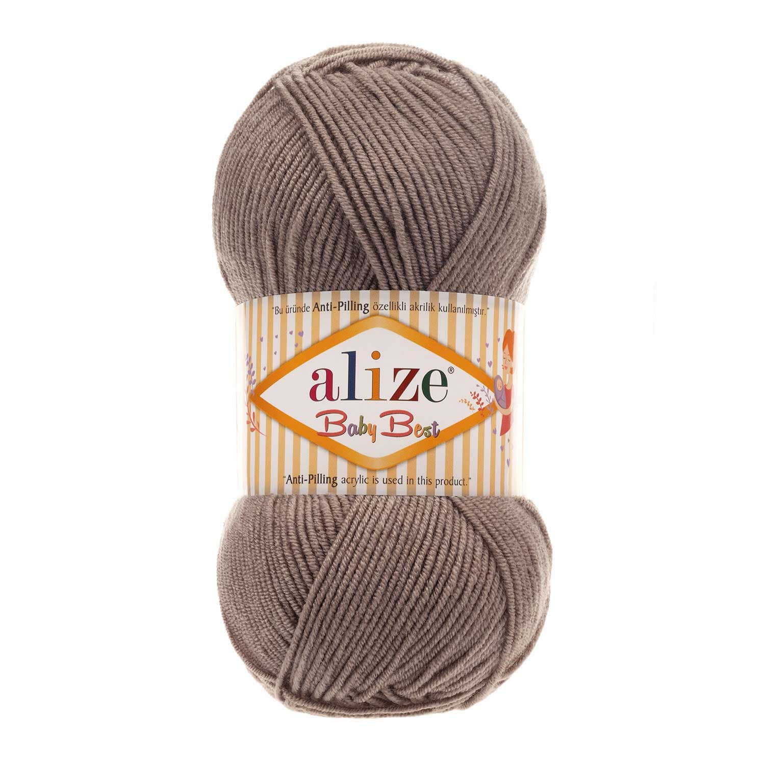 Alize Baby Best 534 Açık Kahve Bebe Yünü