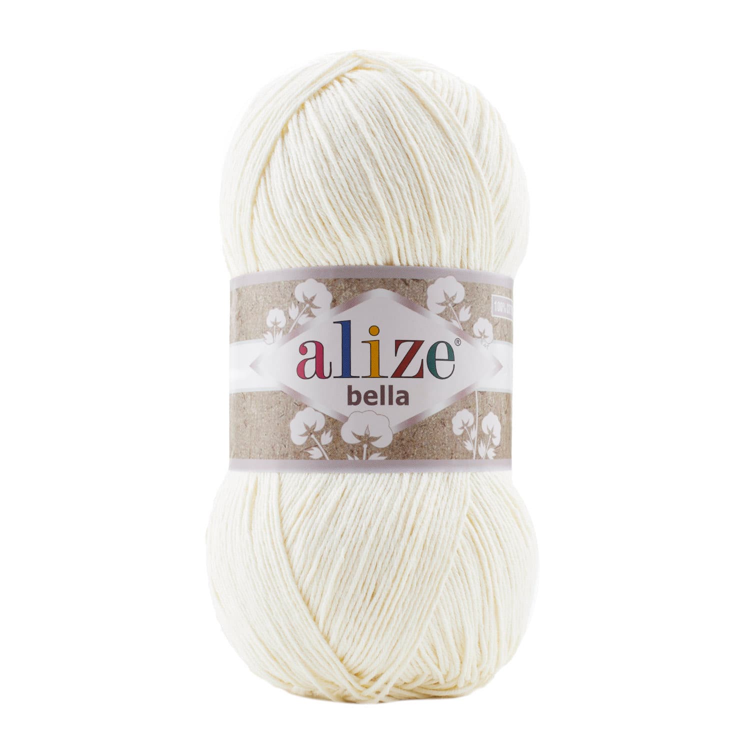 Alize Bella 100 62 Krem Pamuklu Örgü İpi