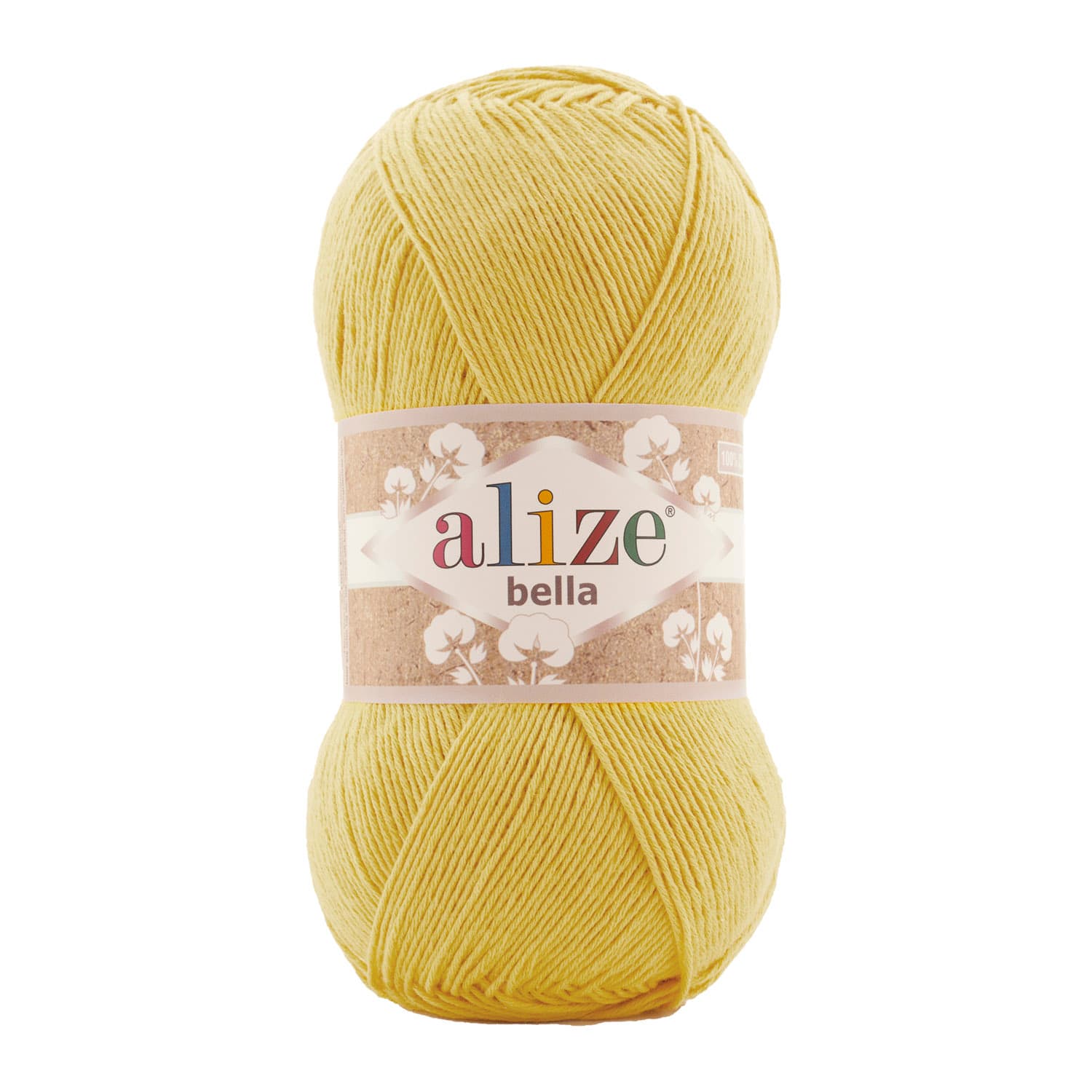 Alize Bella 100 110 Sarı Pamuklu Örgü İpi