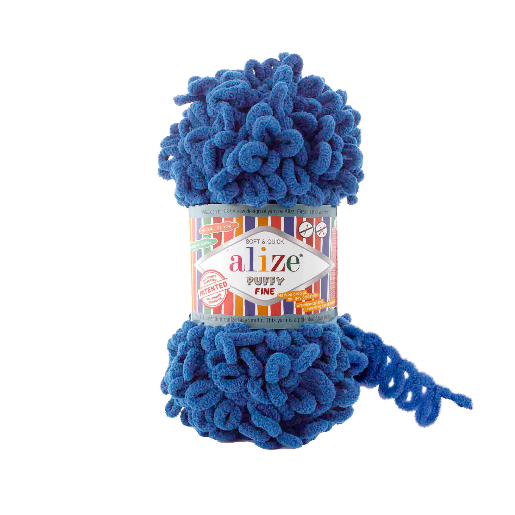 Alize Puffy Fine 637 Elle Örülen Örgü İpi