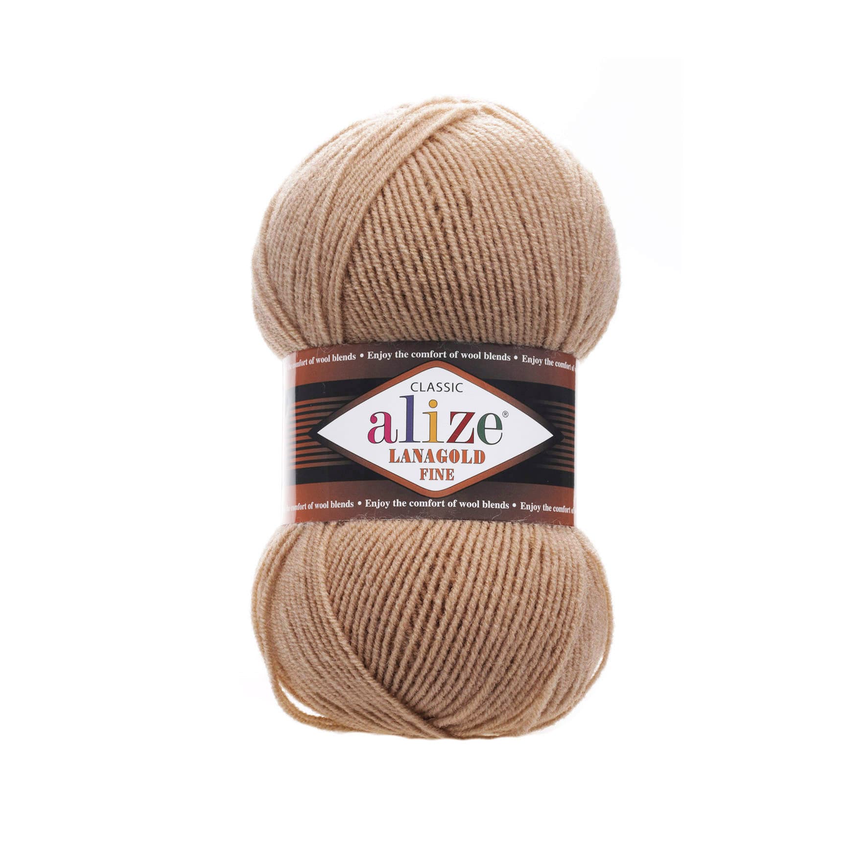 Alize Lanagold Fine 466 Koyu Bej Kışlık İp