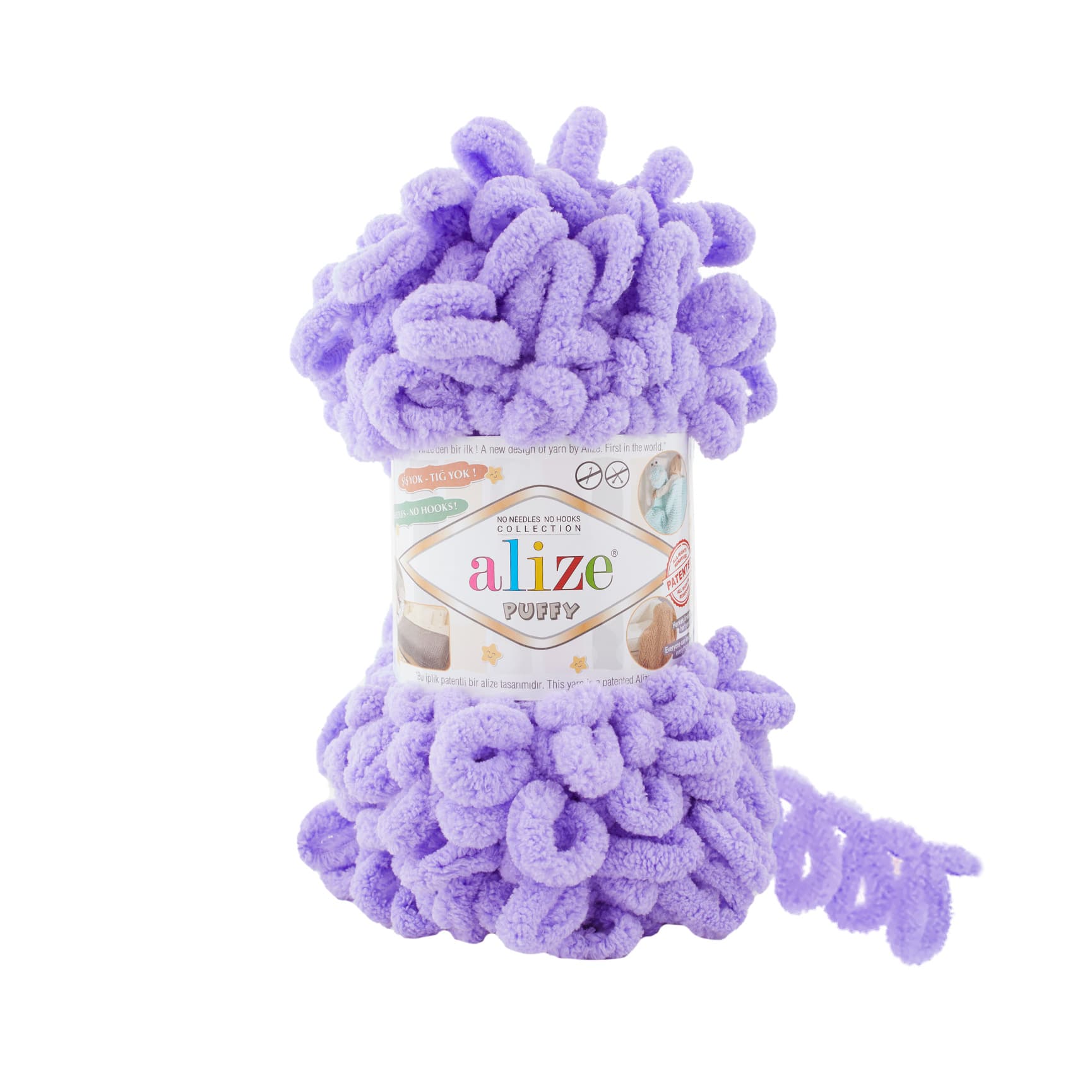 Alize Puffy 788 Lavanta Elle Örülen Örgü İpi