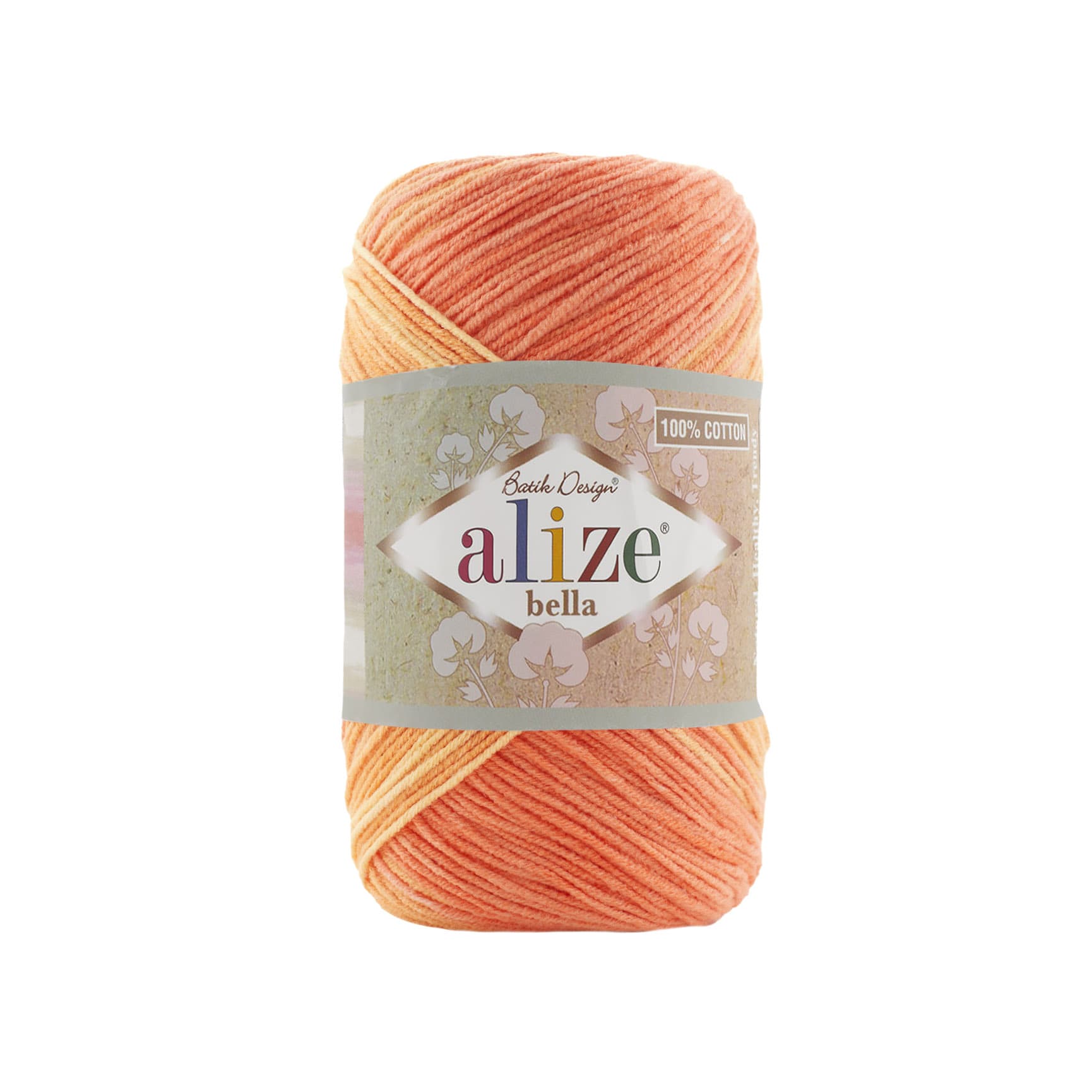 Alize Bella Batik 100 7687 Pamuklu Örgü İpi