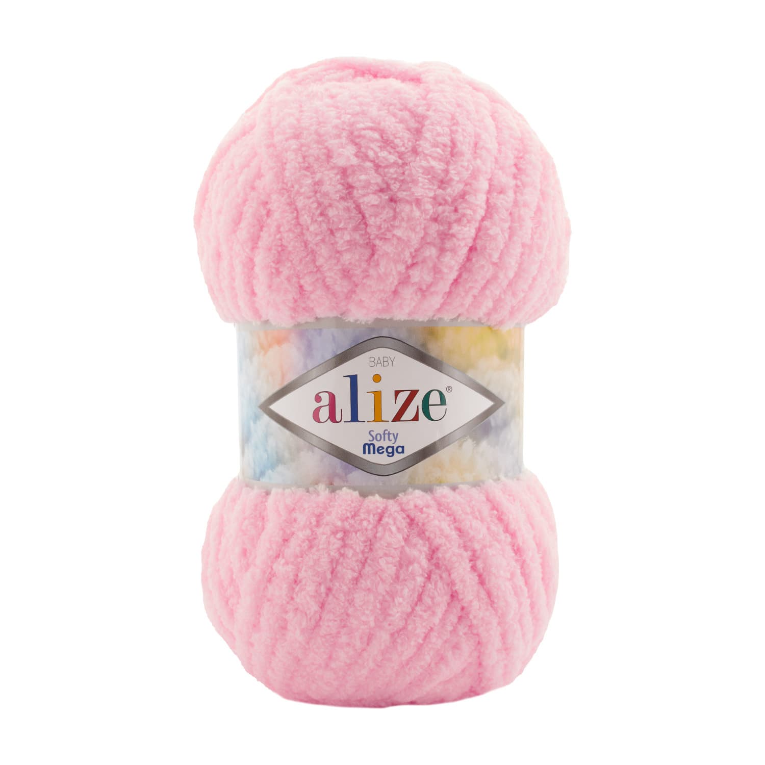 Alize Softy Mega 185 Pembe Kadife İp