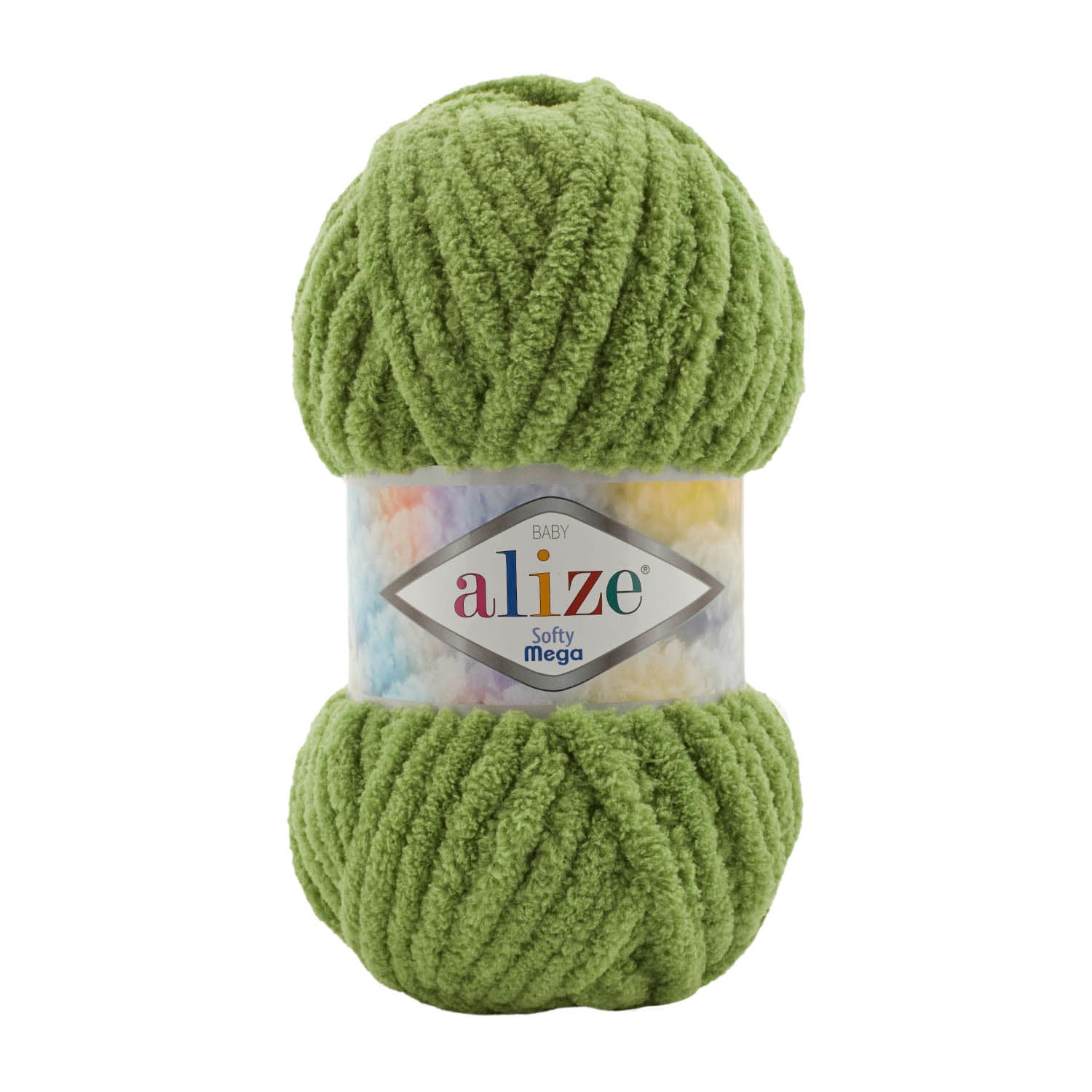 Alize Softy Mega 485 Yeşil Kadife İp