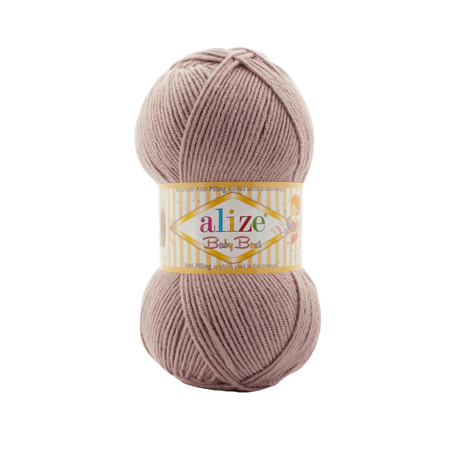 Alize Baby Best 142 Gül Grisi Bebe Yünü