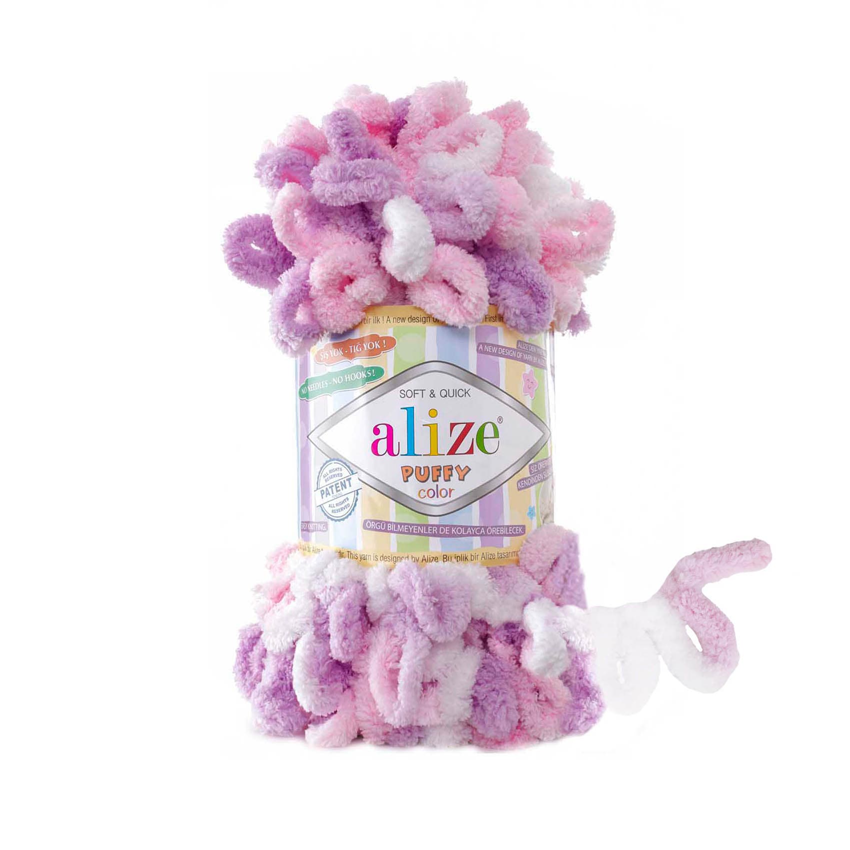 Alize Puffy Color 6051 Elle Örülen Örgü İpi