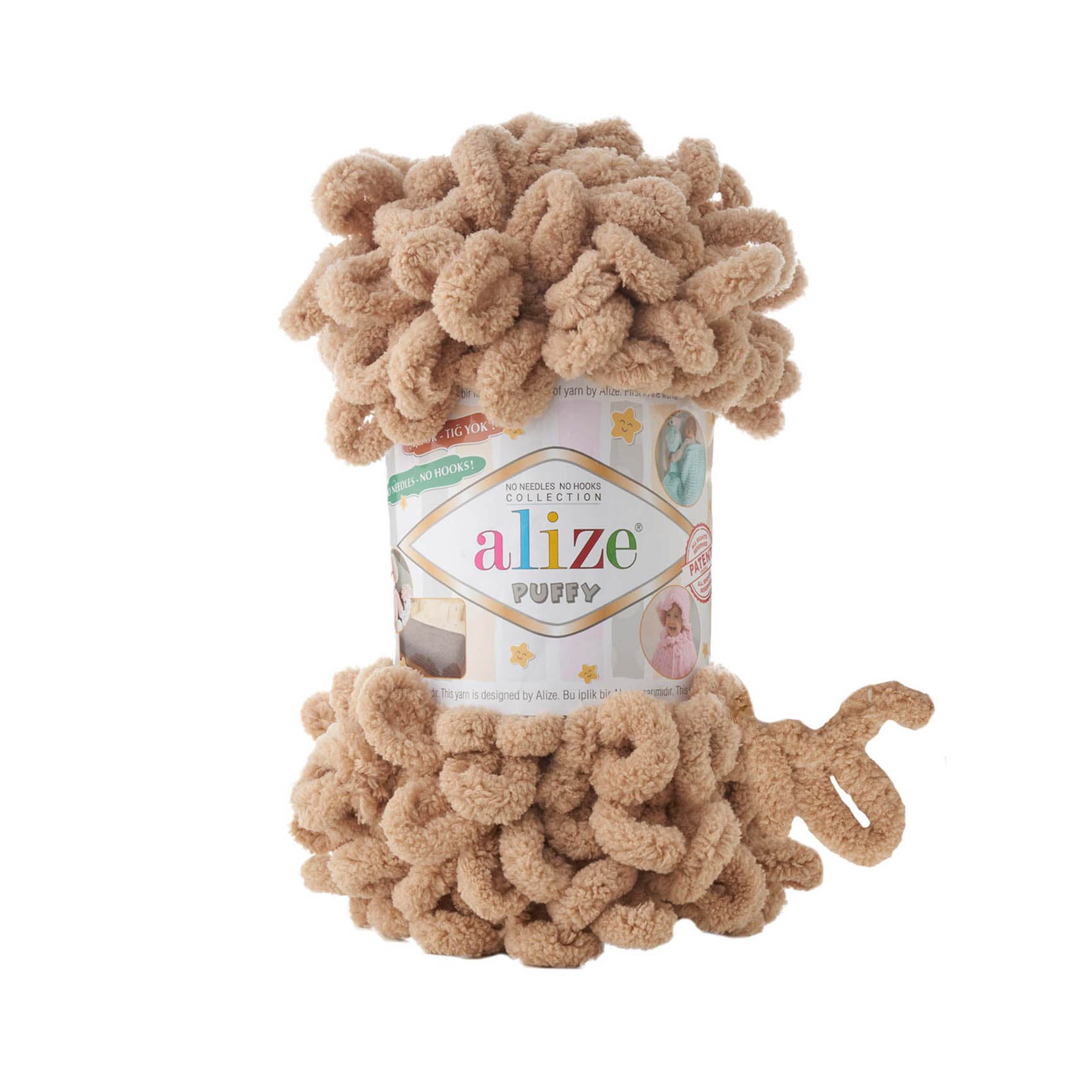 Alize Puffy 262 Sütlü Kahve Elle Örülen Örgü İpi