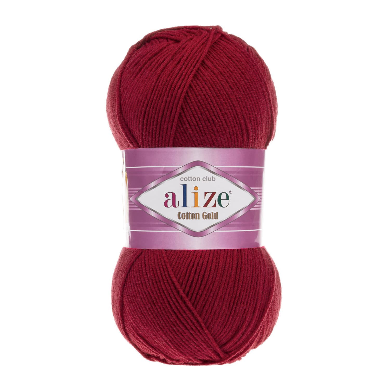 Alize Cotton Gold 390 Vişne Pamuklu Örgü İpi