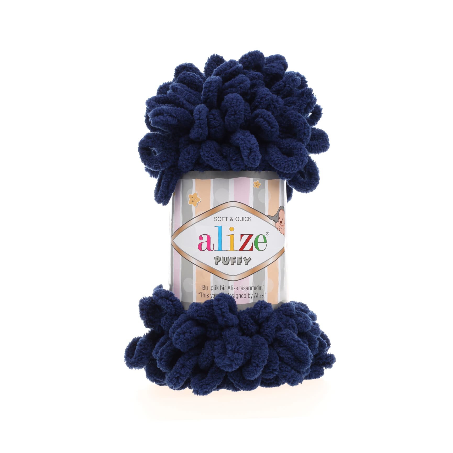 Alize Puffy 58 Lacivert Elle Örülen Örgü İpi