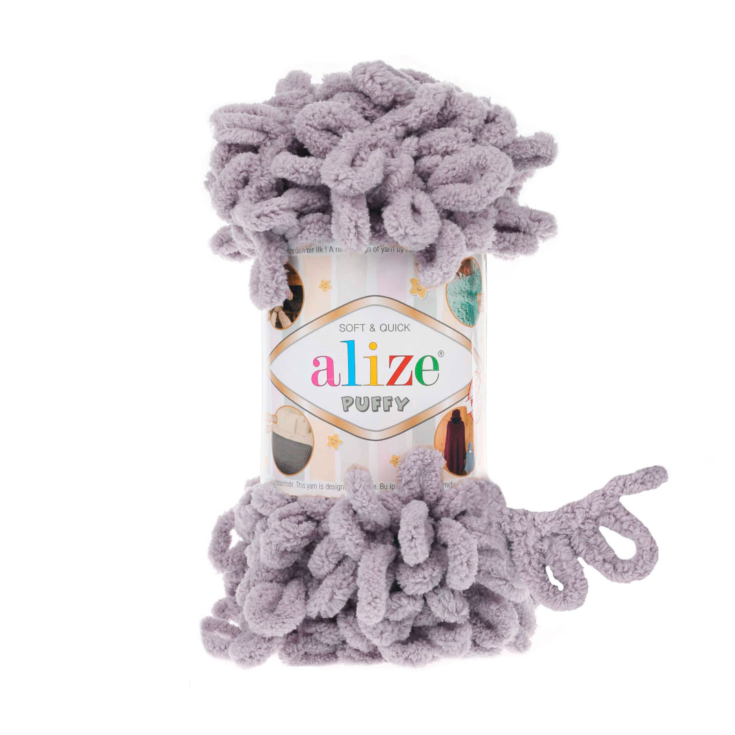 Alize Puffy 268 Güvercin Elle Örülen Örgü İpi