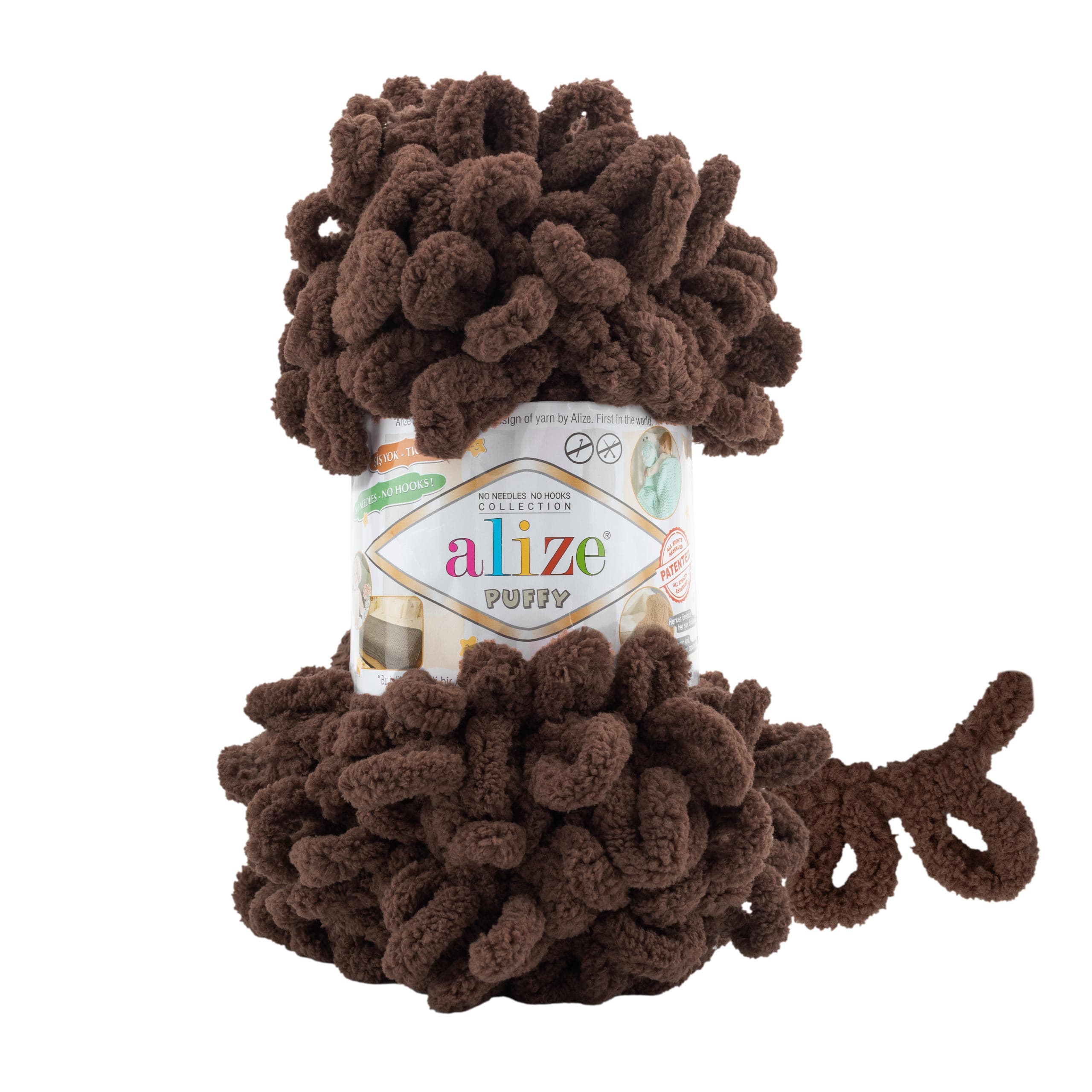 Alize Puffy 493 Kahve Elle Örülen Örgü İpi