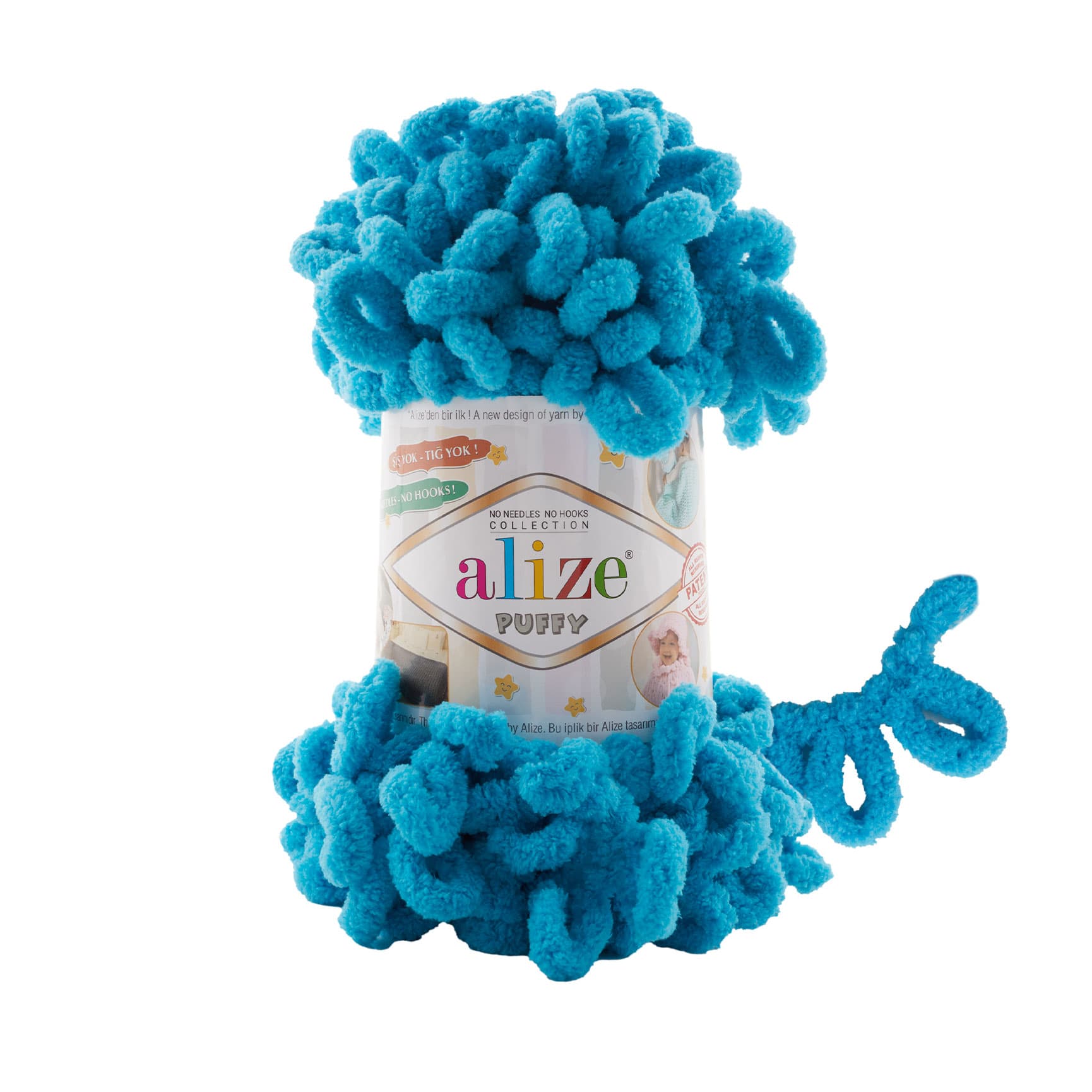 Alize Puffy 16 Okyanus Elle Örülen Örgü İpi