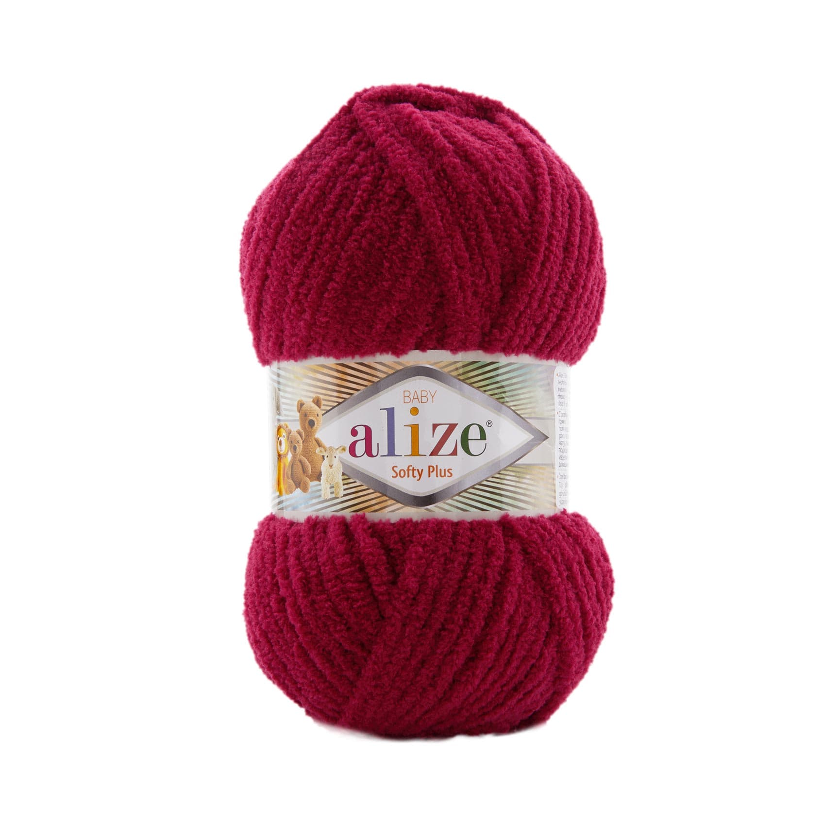 Alize Softy Plus 107 Vişne Kadife İp