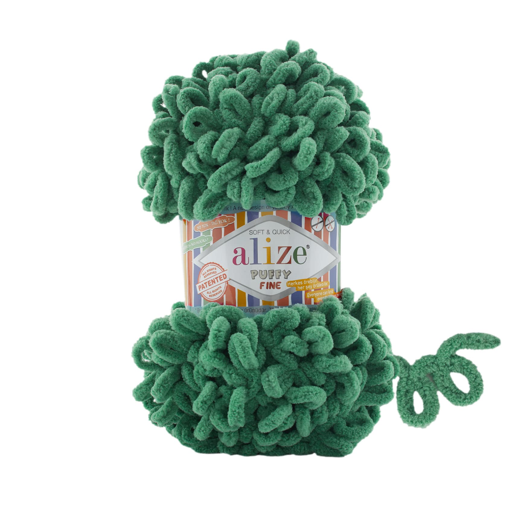 Alize Puffy Fine 532 Elle Örülen Örgü İpi