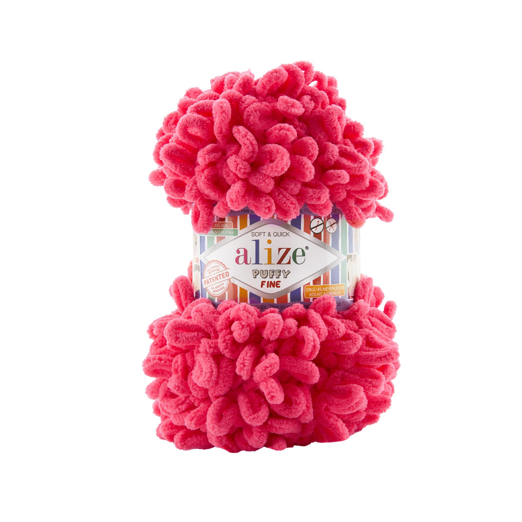 Alize Puffy Fine 560 Elle Örülen Örgü İpi