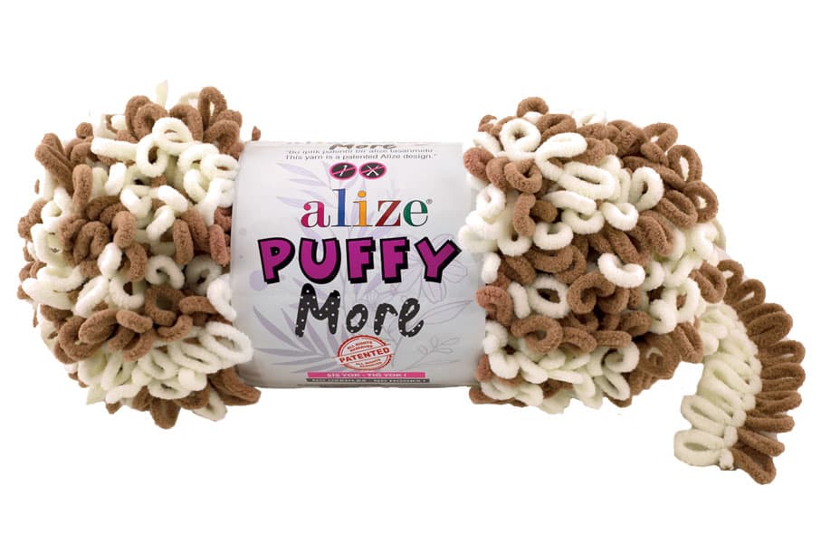 Alize Puffy More 6261 Batik Elle Örülen Örgü İpi