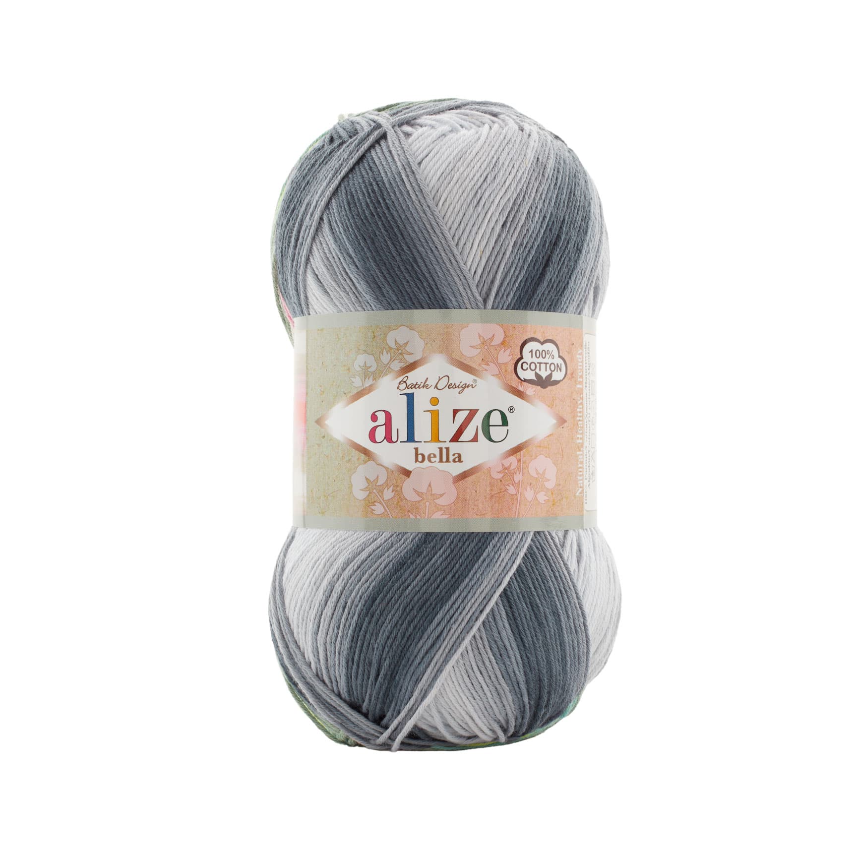 Alize Bella Batik 100 2905 Pamuklu Örgü İpi